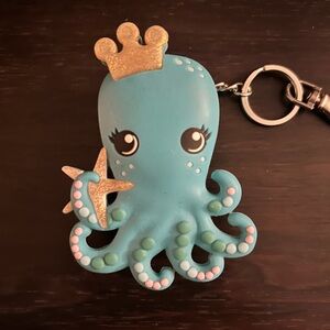 Vintage Bath & Body Works Octopus Keychain Pocketback Hand Sanitizer Holder